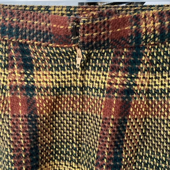 Vintage 1990’s Wool Blend Oversized Tartan Blazer & Skirt Size S - Picture 13 of 15